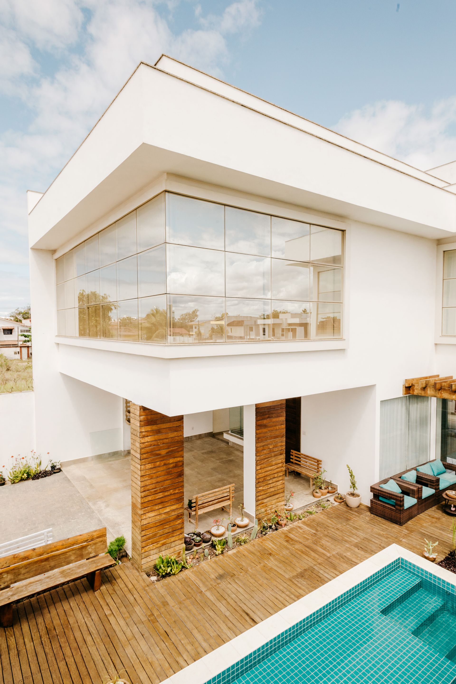 Glass Atrium and Reflection Pool